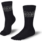 Knitido Merino & Cashmere Snowflakes Black