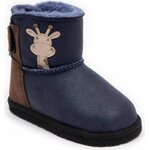 Dodo Shoes Merino Fur winterlaarzen Giraffe/Cobalt