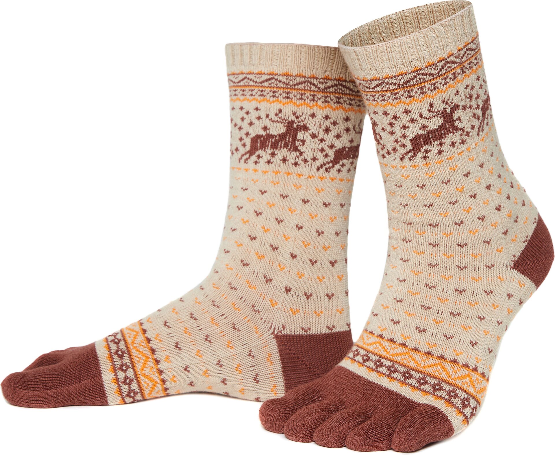 Knitido Hossa Katoen & wollen Beige / bruin