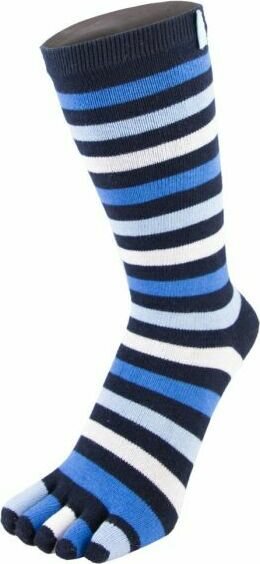 TOETOE Mid-Calf Stripy Denim