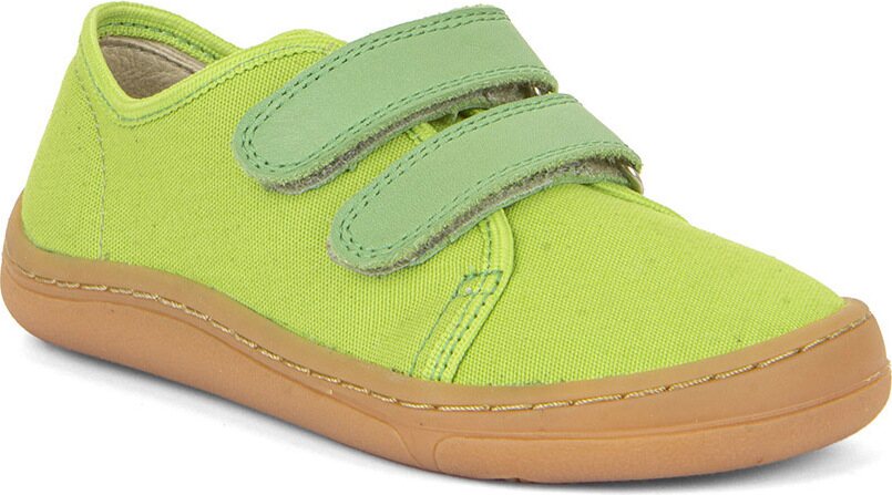 Froddo Barefoot laste canvas sneakers Lime