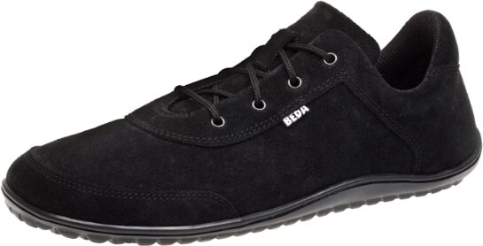 Beda Barefoot läderskor Just Black