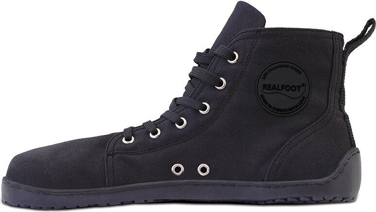 Realfoot Canva High Svart