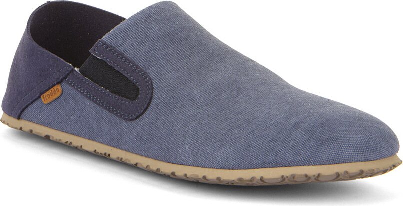 Froddo Barefoot canvas pantofole da interni Azzurro