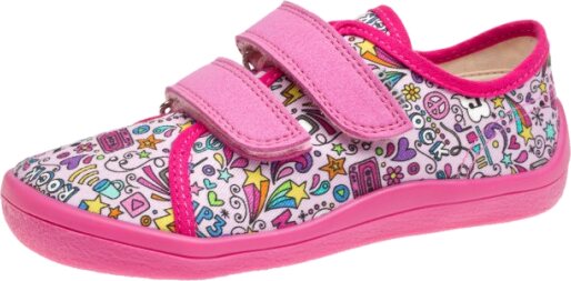 Beda Barefoot kinder Gemustert Turnschuhe Music