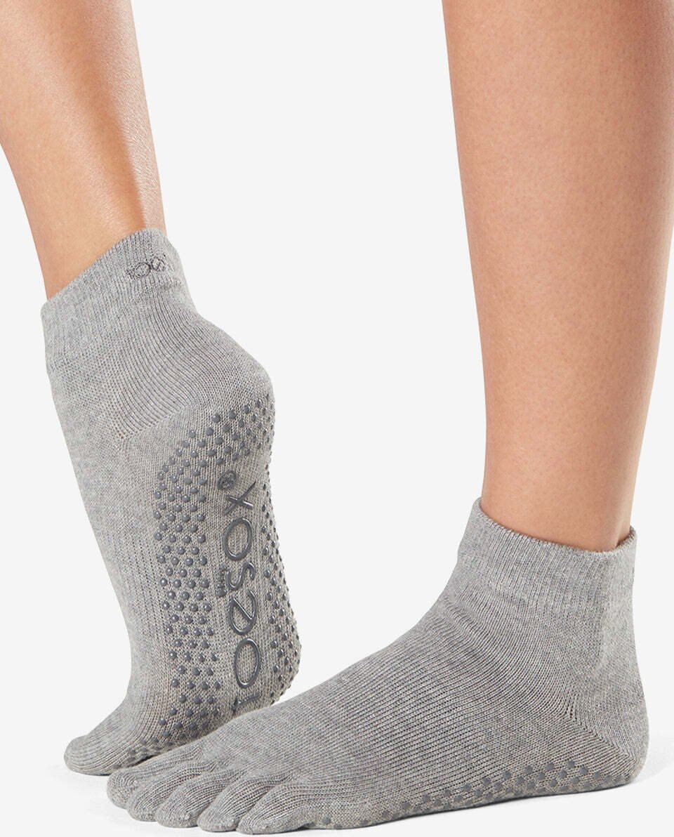 ToeSox Full toe ankle grip 浅灰色