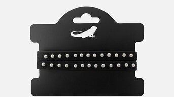 Leguano Dazzling браслеты for the Jara сандалии Черный/Бусины