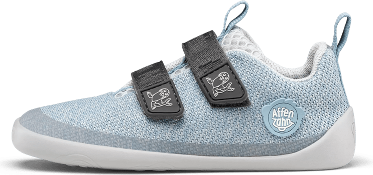 Affenzahn Sneaker Knit Happy (LIMITED AVAILABILITY) Seal