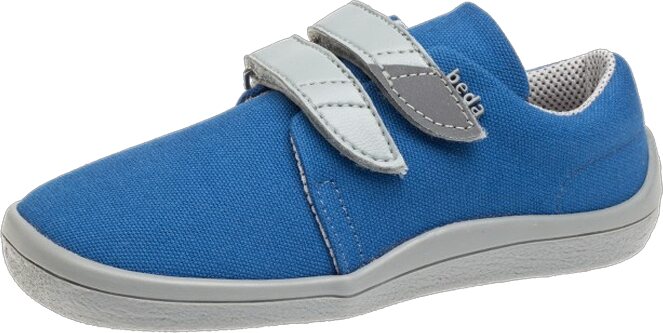 Beda Barefoot laste canvas plimsolls Blue Moon