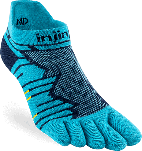 Injinji Ultra Run No-Show Pacific Blue