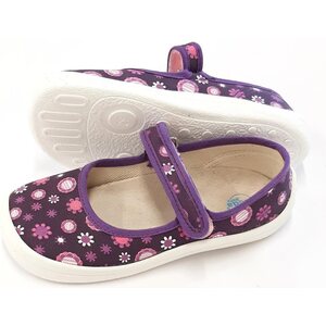 Beda Barefoot kinders canvas ballerina