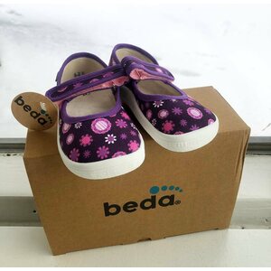 Beda Barefoot kinders canvas ballerina